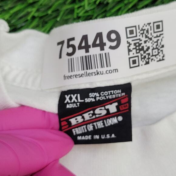 Vintage 80s Beer Shirt 2XL 25x27 White Padezanins-Inn - Picture 8 of 13